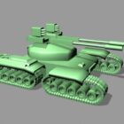 Cartoon Military Tank