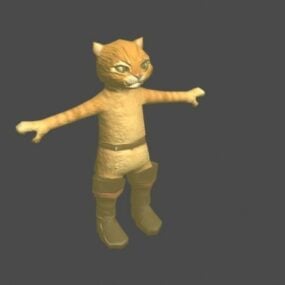 Cat Man Character 3d-modell