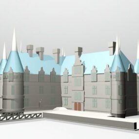 Şato Castle 3d modeli