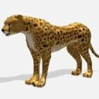 Lowpoly Cheetah Leopard