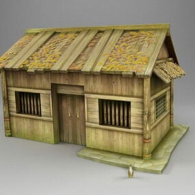 Medieval Stone House 3d model