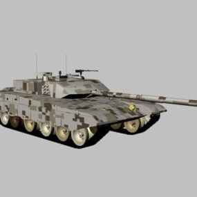 中国99式主战坦克3d模型