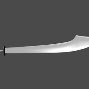 3D model čínského meče Dao