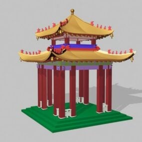Traditional Chinese Pavilion 3d model