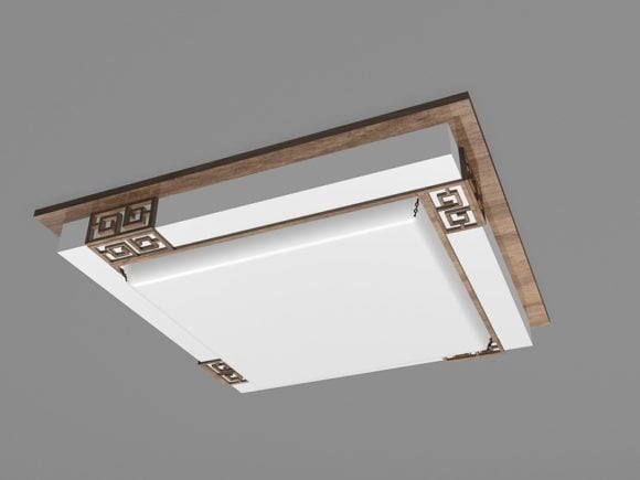 Chinese Style Square Ceiling Light