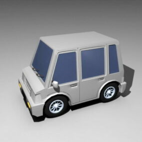 क्लासिक कार्टून कार 3डी मॉडल