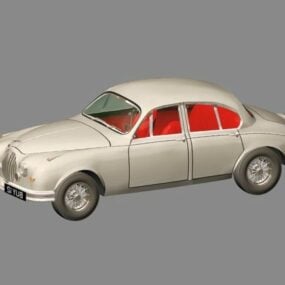 نموذج سيارة جاكوار الكلاسيكية ثلاثي الأبعاد