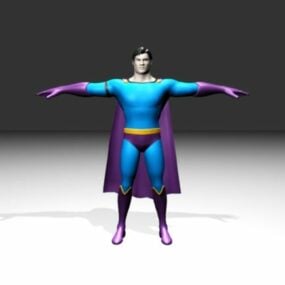 Superman Costume 3d model