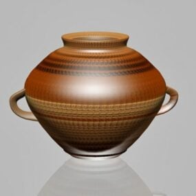 粘土陶器3d模型