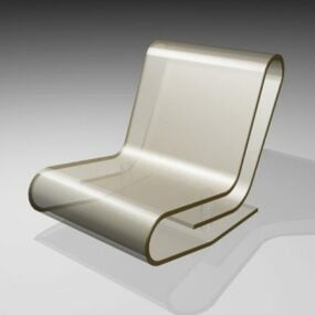 Modello 3d della sedia Panton in acrilico
