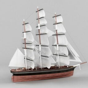 Watercraft Moonli Sailing Boat 3d model