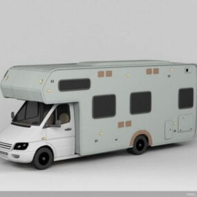 3D model obytného vozu