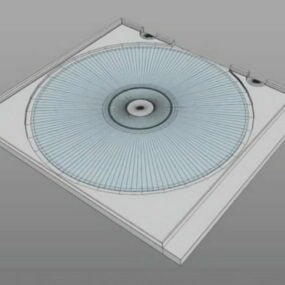 Płyta kompaktowa z obudową Model 3D