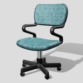 Wheels Desk Chair Office Furniture 3d model