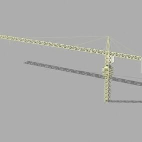 Konstrukcja dużego dźwigu Model 3D