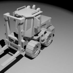 Container Ware Forklift 3d model