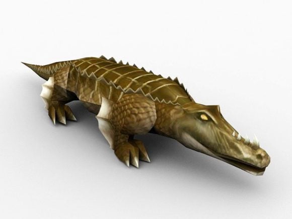 Realistisches Krokodil-Monster