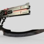 Cyberpunk Pistol Gun
