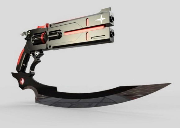 Cyberpunk Pistol Gun