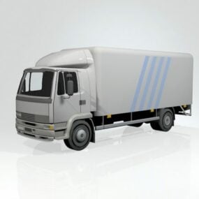 Modello 3d del camion da carico cittadino