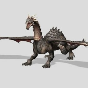 Vastatosaurus Rex Dinosaur  Free 3d model