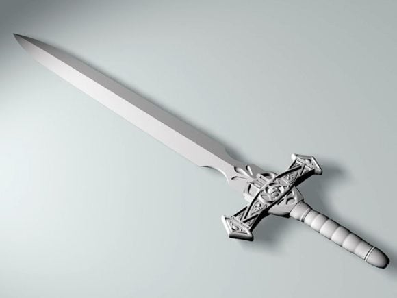 Épée de chevalier noir