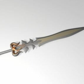 Model 3d Pedang Pedang Permainan