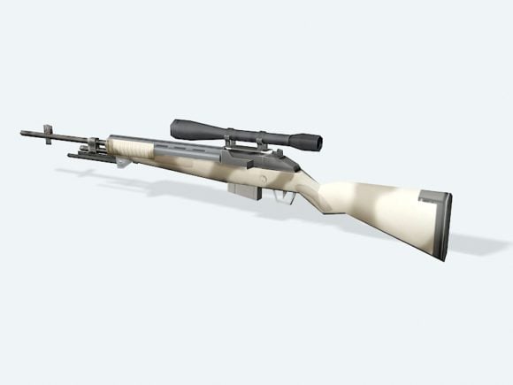 Rifle Desert Camo Sniper