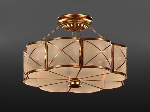 Luxury Gold Ceiling Light