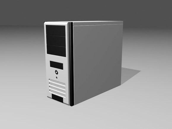 Desktop Pc Case White