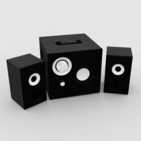 Desktop Pc Speakers 3d model