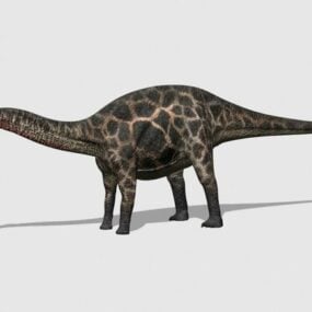 3д модель гигантского динозавра дикреозавра