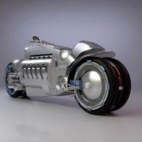 Koncepcja motocykla Dodge Tomahawk Model 3D
