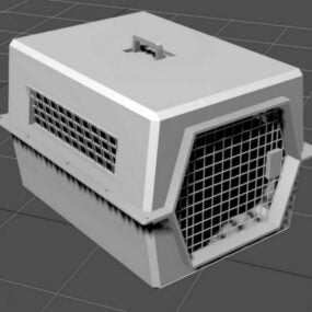 نموذج قفص الكلب الناقل 3D