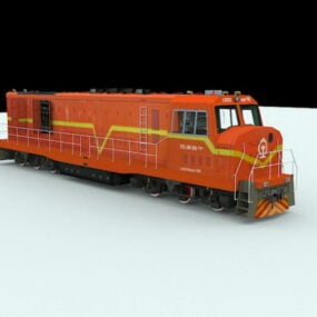 동풍 기관차 3d 모델