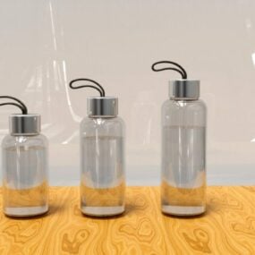 Пляшка для напоїв 3d модель