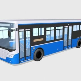 Elektrisk bybuss 3d-modell
