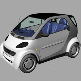 דגם תלת מימד של רכב חכם חשמלי