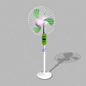 Electric Floor Fan 3d model