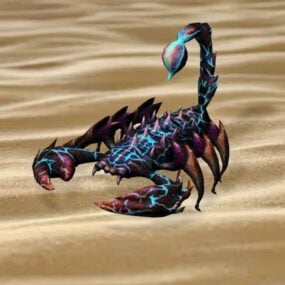 闪电蝎子3d模型