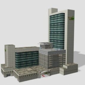 एमराल्ड कैसीनो बिल्डिंग 3डी मॉडल