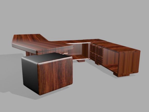 Executive Wood Desk Furniture