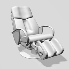 行政躺椅休闲椅3d模型