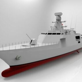 Φορτηγό πλοίο Scifi Concept τρισδιάστατο μοντέλο