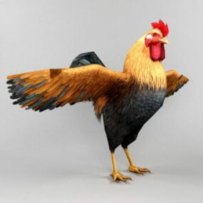 Τρισδιάστατο μοντέλο Farm Rooster