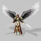 Female Blood Angel Warrior