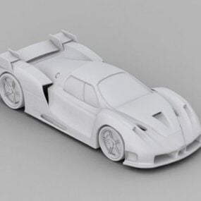 Model 3D samochodu Ferrari Enzo