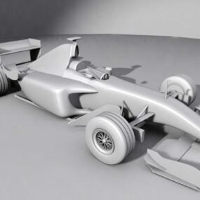 Koncepcja wyścigu Ferrari F1 Model 3D