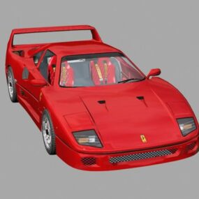 Ferrari F40 Super Car 3d-modell