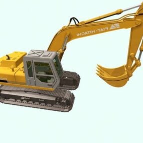 Excavadora de orugas Japan Machine Fh200 modelo 3d